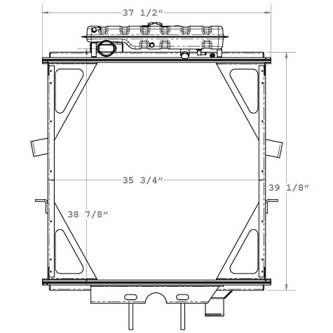 770006 - Peterbilt 379 Series replaces o.e. bolt-on radiator / with 3 row core / with expansion tank mounted on top tank of radiator 1995-2003
Find applications for 770006
Print This Product Share Via E-Mail Call For Availability 

